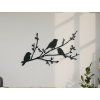 Holzsticker MEISEN (Bildabmessungen 26,5 x 44,5 cm, Bildfarbe Grau)