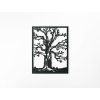 Holzbild APFELBAUM (Bildabmessungen 42,5 x 32,5 cm, Bildfarbe Grau)