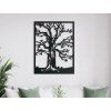 Holzbild APFELBAUM (Bildabmessungen 42,5 x 32,5 cm, Bildfarbe Grau)