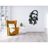 Holzsticker Jesus Christus (Bildabmessungen 31,5 x 19 cm, Bildfarbe Grau)