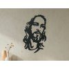 Holzsticker Jesus Christus (Bildabmessungen 31,5 x 19 cm, Bildfarbe Grau)