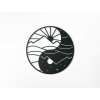 Runder Holzsticker YIN UND YANG