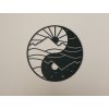 Runder Holzsticker YIN UND YANG