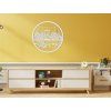 Holzbild LETZTES ABENDMAHL (Bildabmessungen 22,5 x 22,5 cm, Bildfarbe Grau)