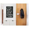 Holzbild BETLEHEM (Bildabmessungen 31,5 x 19,5 cm, Bildfarbe Grau)
