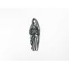 Holzsticker MARIA (Bildabmessungen 44,5 x 14 cm, Bildfarbe Grau)