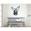 Wandsticker JESUS (Bildabmessungen 106,5 x 89 cm, Bildfarbe Grau)