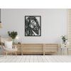 Modernes Bild JESUS MIT DORNENKRONE (Bildabmessungen 113 x 89 cm, Bildfarbe Grau)