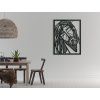 Modernes Bild JESUS MIT DORNENKRONE (Bildabmessungen 113 x 89 cm, Bildfarbe Grau)