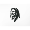 Holzsticker Jesus von Nazareth (Bildabmessungen 31,5 x 21,5 cm, Bildfarbe Grau)