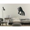 Wandbild JUNGFRAU MARIA (Bildabmessungen 30 x 22,5 cm, Bildfarbe Grau)