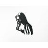 Wandbild JUNGFRAU MARIA (Bildabmessungen 30 x 22,5 cm, Bildfarbe Grau)