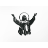 Wandsticker CHRISTUS (Bildabmessungen 79 x 89 cm, Bildfarbe Grau)