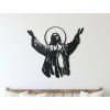 Wandsticker CHRISTUS (Bildabmessungen 79 x 89 cm, Bildfarbe Grau)