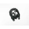 Wandsticker Gesicht Jesu (Bildabmessungen 38,5 x 32,5 cm, Bildfarbe Grau)
