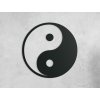 Runder Sticker YIN UND YANG