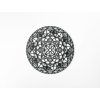 Holzmandala Kreis (Bildabmessungen 31,5 x 31,5 cm, Bildfarbe Grau)