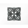 Holzmandala VERBINDUNG (Bildabmessungen 32,5 x 32,5 cm, Bildfarbe Grau)