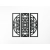3-teiliges Wand-Mandala