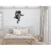 Holzsticker ASTRONAUT (Bildabmessungen 29,5 x 22,5 cm, Bildfarbe Grau)