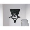 Holzsticker SITZENDER ASTRONAUT