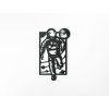 Wandbild ASTRONAUT (Bildabmessungen 31,5 x 18,5 cm, Bildfarbe Grau)