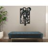 Wandbild ASTRONAUT (Bildabmessungen 31,5 x 18,5 cm, Bildfarbe Grau)