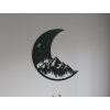 Holzdekoration Mond und Sterne