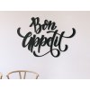 Holzaufschrift für die Wand Bon Appetit