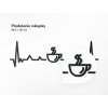 53439 6 holzdekoration kaffee mit ekg