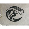 53493 holzsticker fur die wand surferin