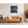 Holzsticker für die Wand Home Sweet Home