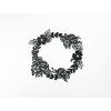 Frühlingstürkranz BLUMEN (Bildabmessungen 43 x 44,5 cm, Bildfarbe Grau)