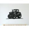 Holzsticker fürs Kinderzimmer TRAKTOR (Bildabmessungen 17,5 x 31,5 cm, Bildfarbe Grau)