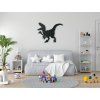 Kindersticker WÜTENDER DINOSAURIER (Bildabmessungen 17,5 x 22,5 cm, Bildfarbe Grau)