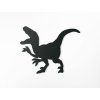 Kindersticker WÜTENDER DINOSAURIER (Bildabmessungen 17,5 x 22,5 cm, Bildfarbe Grau)
