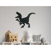 Kindersticker WÜTENDER DINOSAURIER (Bildabmessungen 17,5 x 22,5 cm, Bildfarbe Grau)