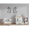 53733 3 sticker furs kinderzimmer hasen