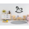 53742 4 holzsticker furs kinderzimmer schaukelpferd