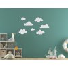 53745 5 holzsticker furs kinderzimmer kleine wolken