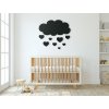 Holzsticker fürs Kinderzimmer KLEINE WOLKE