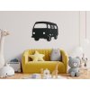 53781 4 wanddekoration fur kinder retro bus