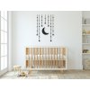 Sticker fürs Kinderzimmer KLEINE STERNE MIT MOND