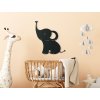 Holzsticker fürs Kinderzimmer ELEFANT