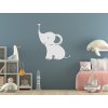 Holzsticker fürs Kinderzimmer ELEFANT