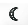 Wandsticker für Kinder MOND (Bildabmessungen 22,5 x 16,5 cm, Bildfarbe Grau)