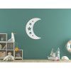 Wandsticker für Kinder MOND (Bildabmessungen 22,5 x 16,5 cm, Bildfarbe Grau)