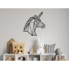 Wandsticker für Kinder POLYGONALES EINHORN