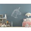 53850 5 wandsticker fur kinder polygonales einhorn