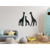Holzsticker fürs Kinderzimmer GIRAFFENFAMILIE
